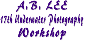 A.B. LEE 17th Underwater Photography Workshop